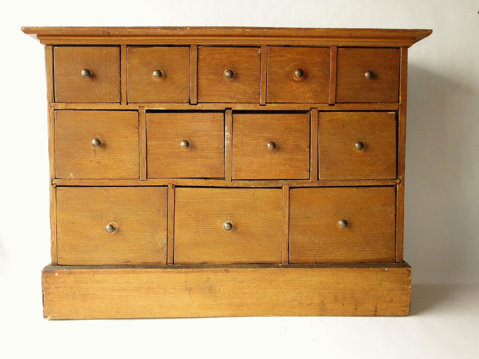 19TH C PAINT DECORATED APOTHECARY CHEST (1 of 7)
