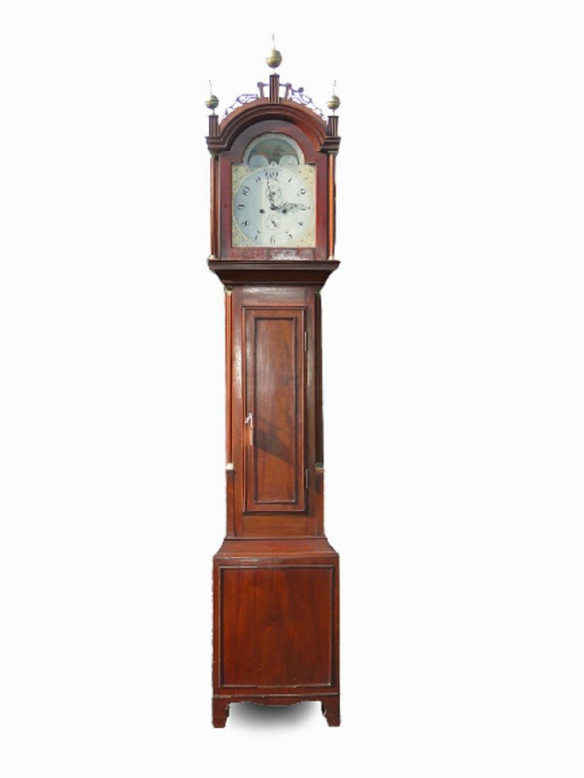 CIRCA 1800 FEDERAL TALL CASE CLOCK, (1 of 7)