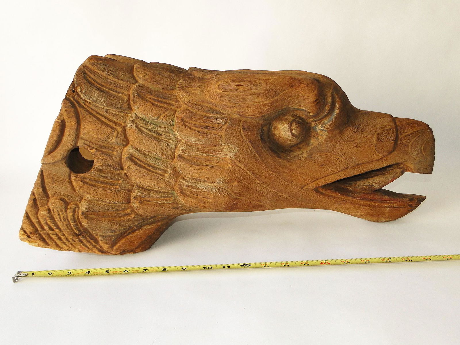 19TH C CARVED  SHIP'S MASTHEAD OF AN AMERICAN EAGLE (1 of 4)