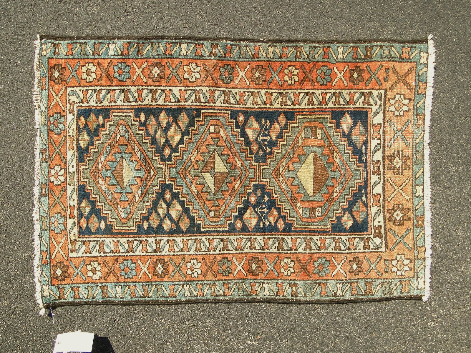 ANTIQUE PERSIAN KARAJA RUG (1 of 2)