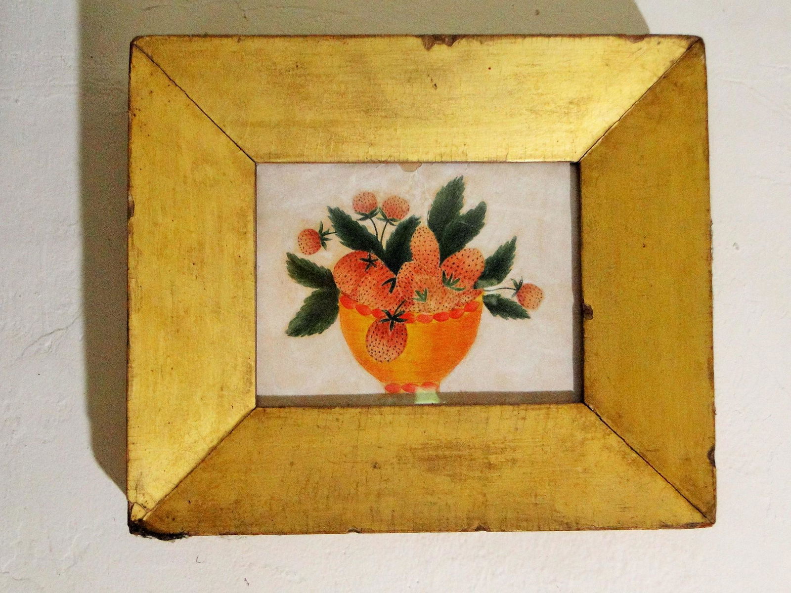 SMALL W/C PAINTING OF A FRUIT BASKET (1 of 3)