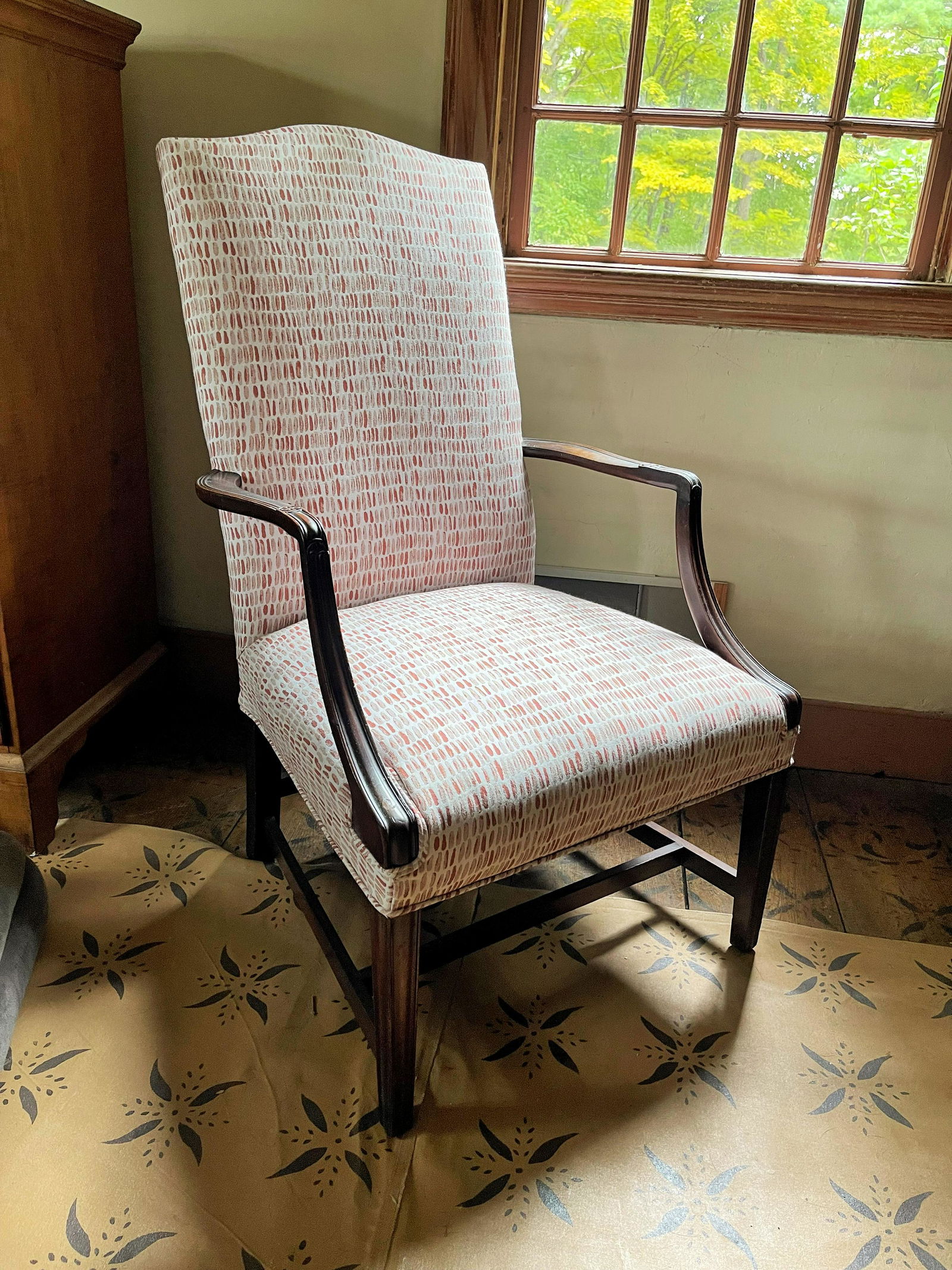 18TH C LOLLING CHAIR (1 of 5)