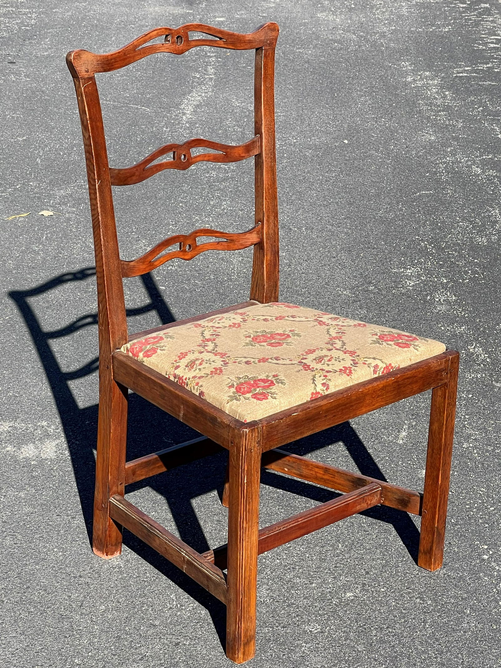18TH C CT. CHIPPENDALE SIDE CHAIR (1 of 4)