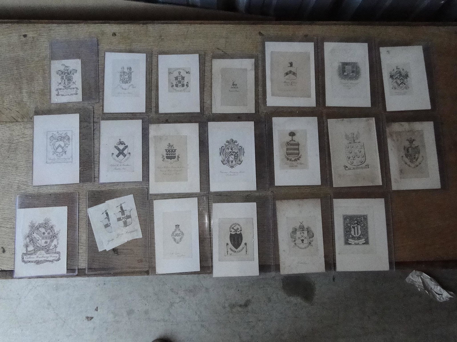 GROUPING OF 18TH AND 19TH CENTURY BOOKPLATES: GROUPING OF 18TH AND 19TH CENTURY BOOKPLATES
