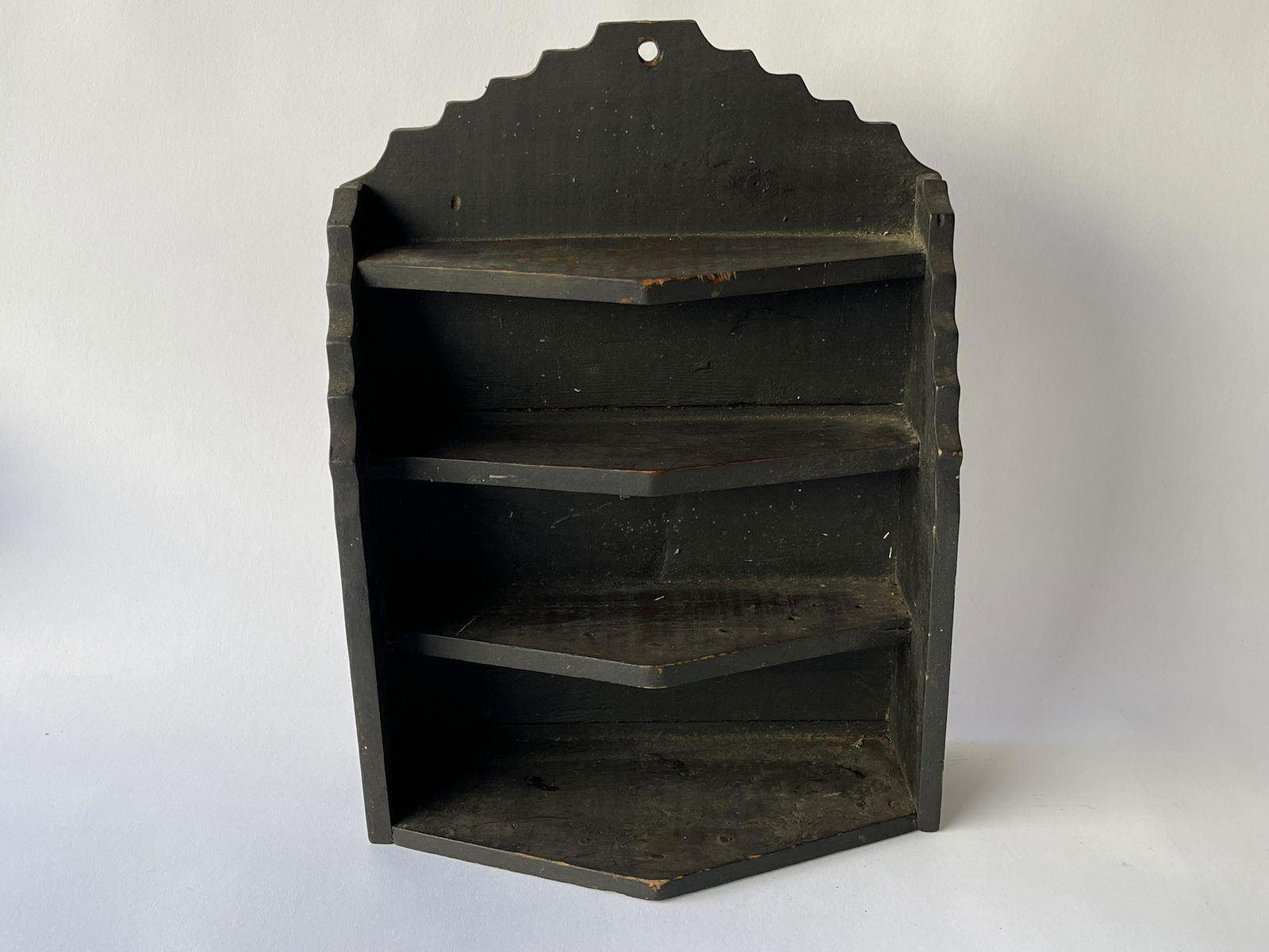 19TH C FOUR TIER WALL SHELF (1 of 3)