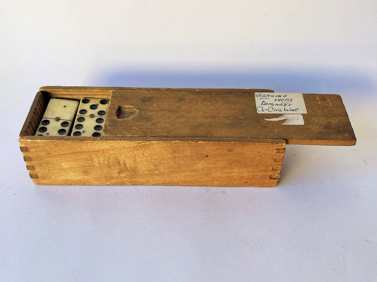 CIVIL WAR ERA DOMINOS IN SLIDE CASE (1 of 4)