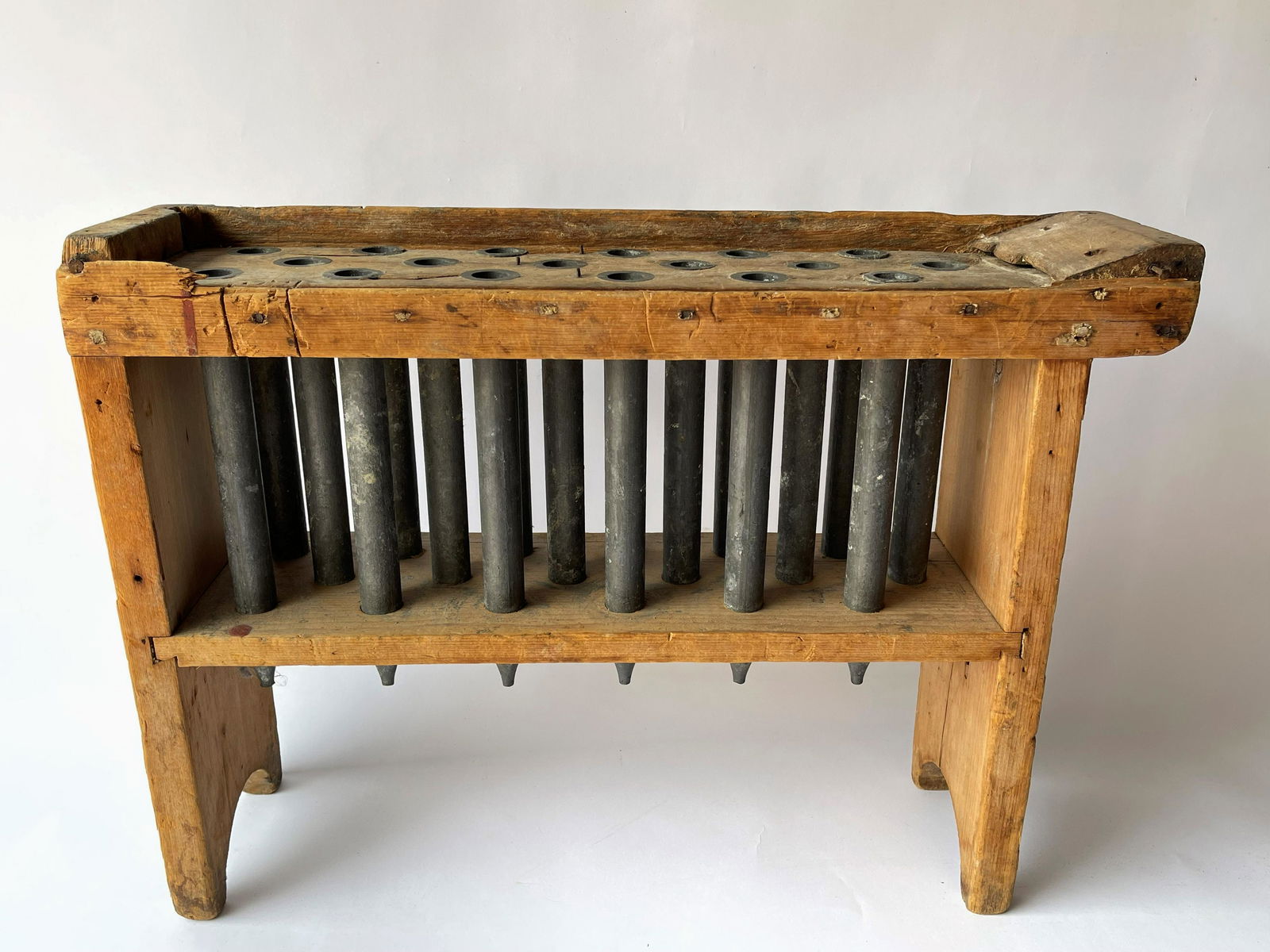 EARLY 18 HOLE CANDLE MOLD (1 of 6)