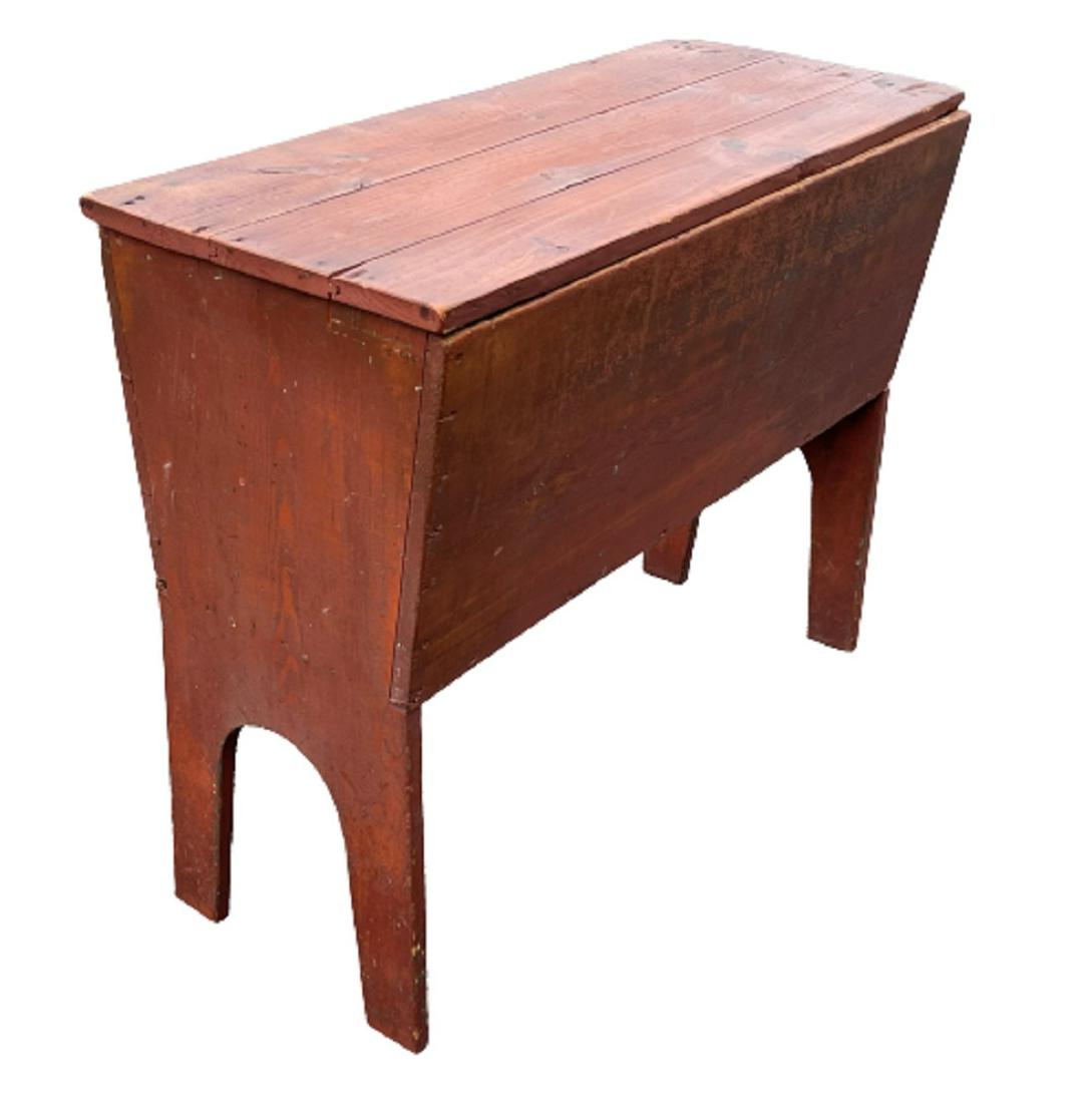 EARLY PRIMITIVE PAINTED DOUGH BOX (1 of 6)