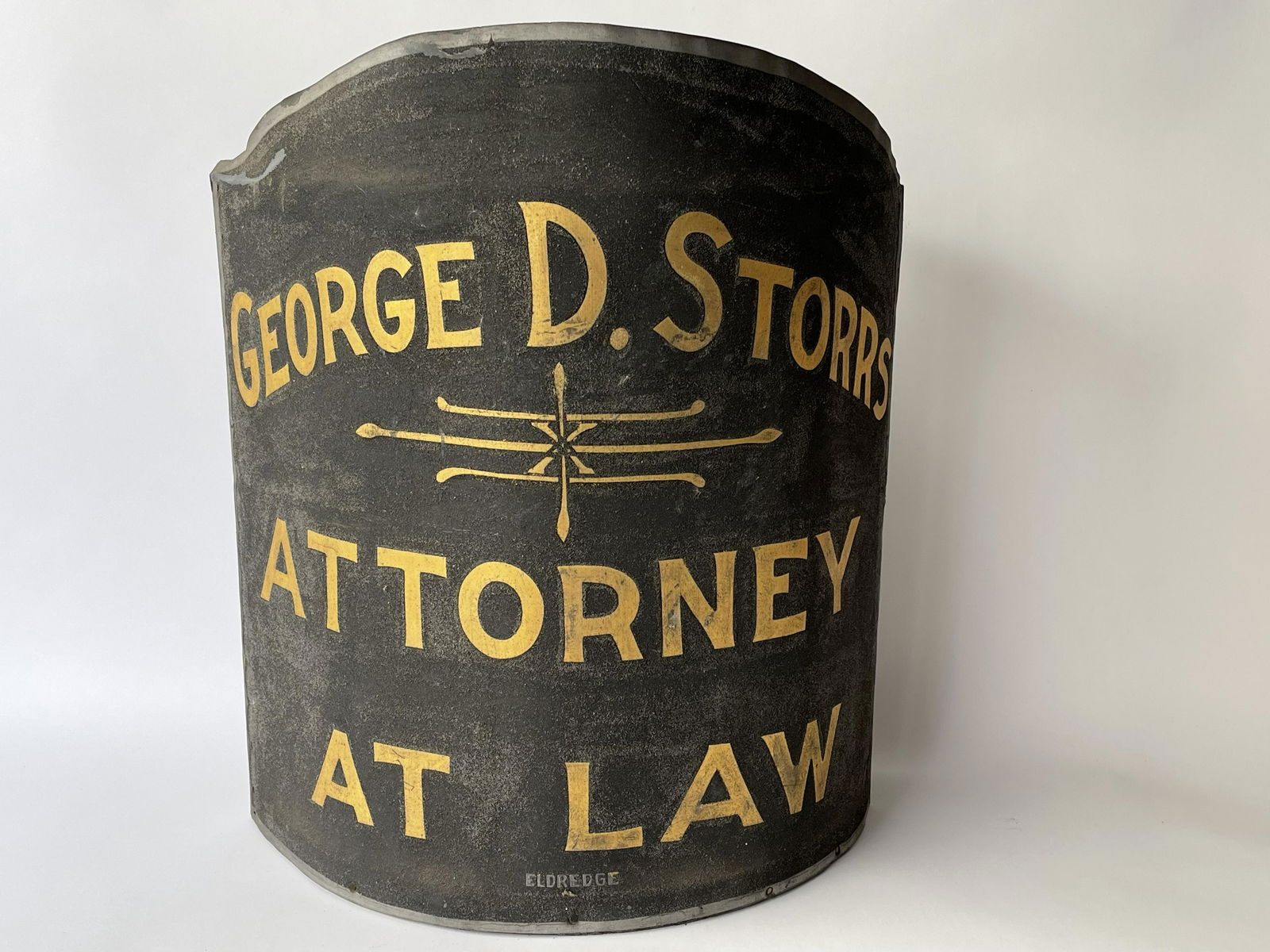 19TH C ATTORNEY TRADE SIGN (1 of 6)