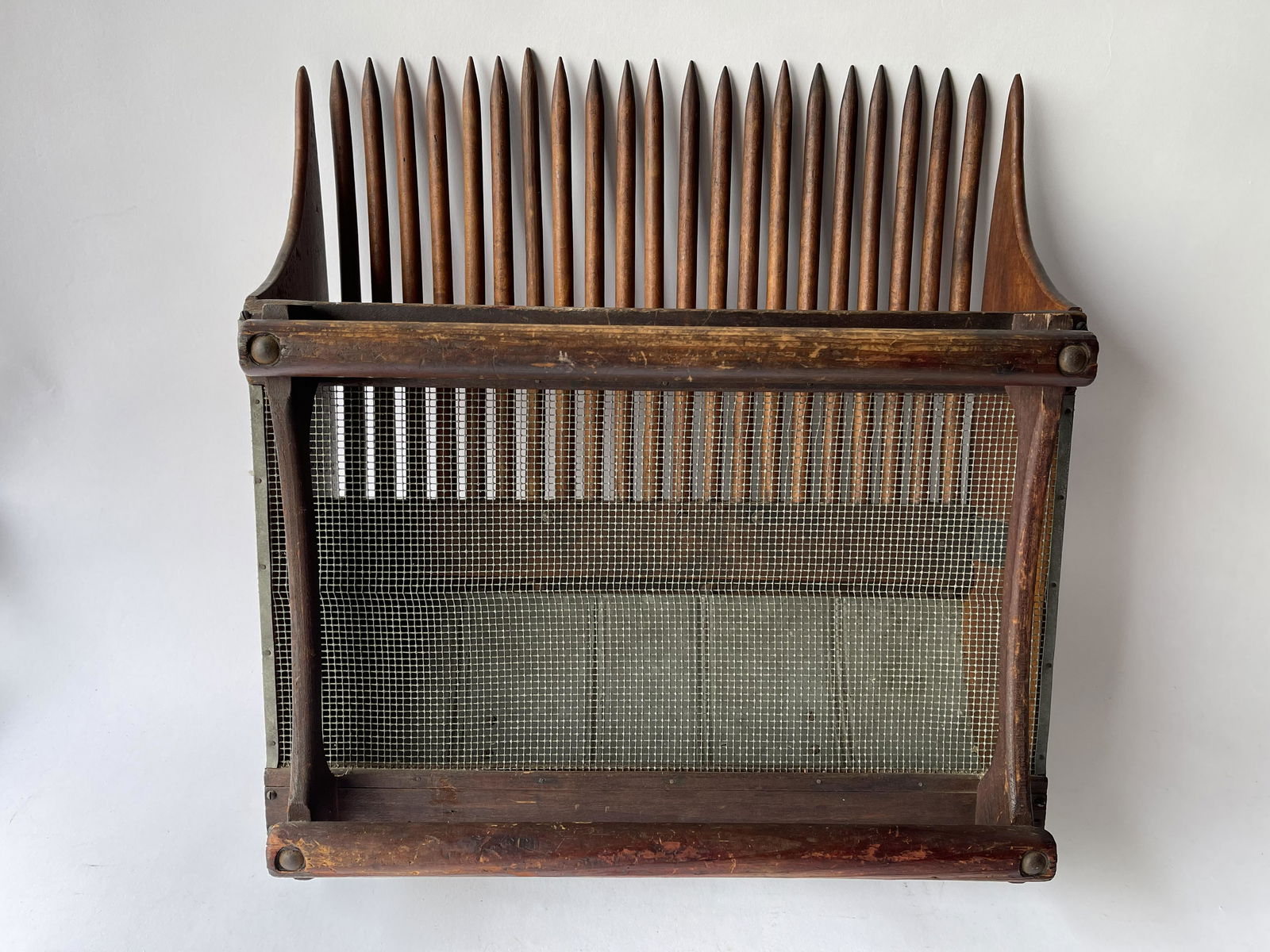 NEW ENGLAND ANTIQUE CRANBERRY SCOOP (1 of 5)