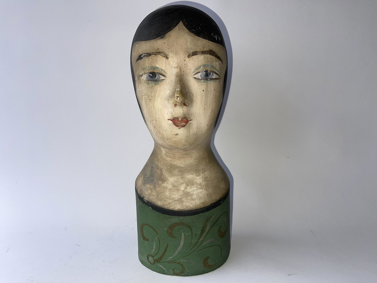 19TH C FRENCH MILLINER'S HEAD (1 of 6)