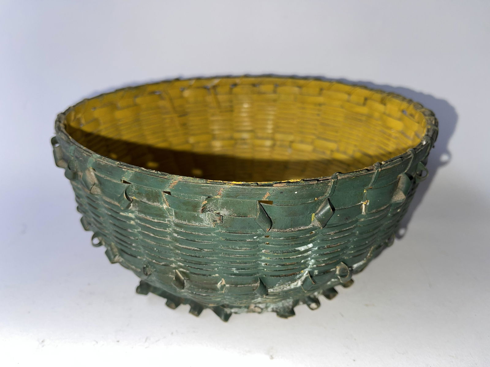 NATIVE AMERICAN PAINTED BASKET (1 of 5)