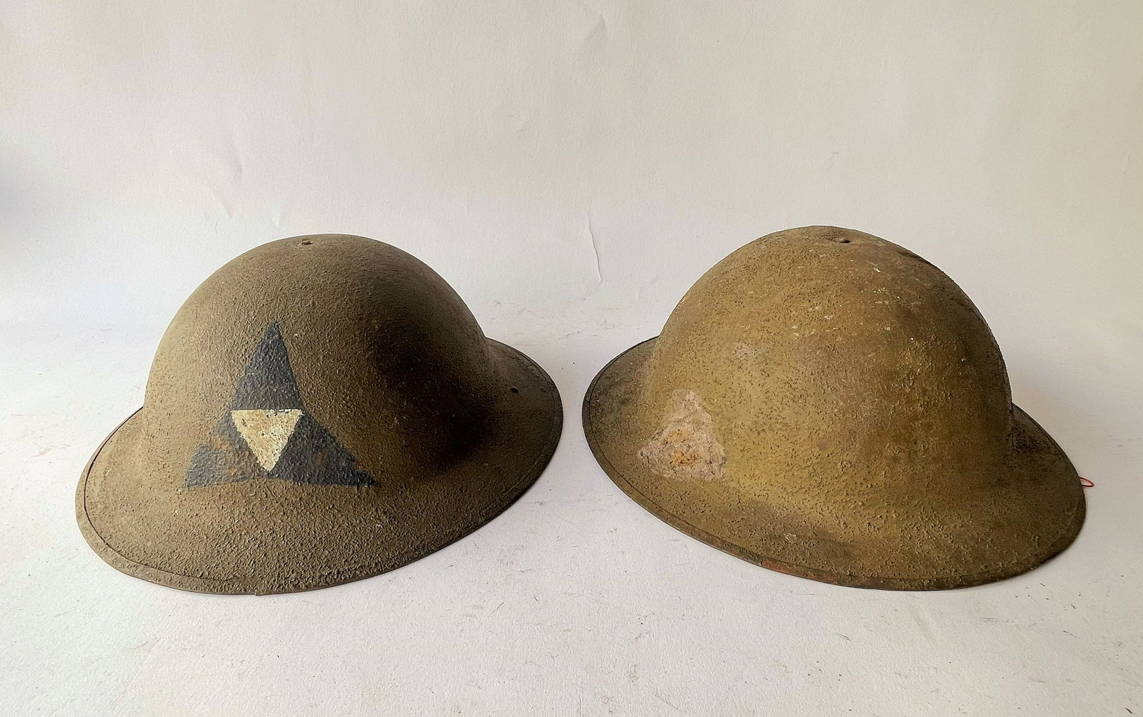 MILITARIA TWO WWII HELMETS (1 of 3)