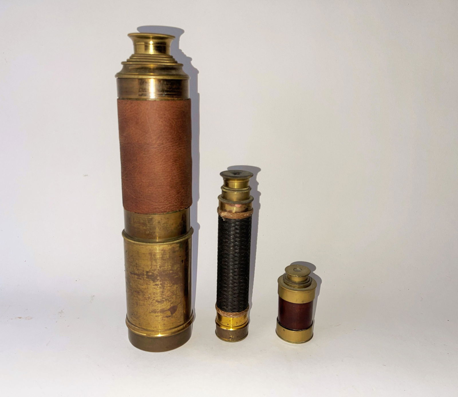 GROUPING OF THREE MARITIME SPY GLASSES (1 of 4)