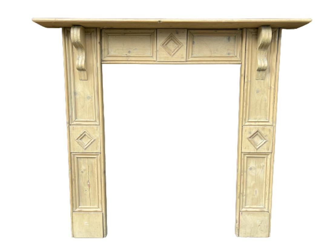 19TH C FIREPLACE MANTLE (1 of 4)