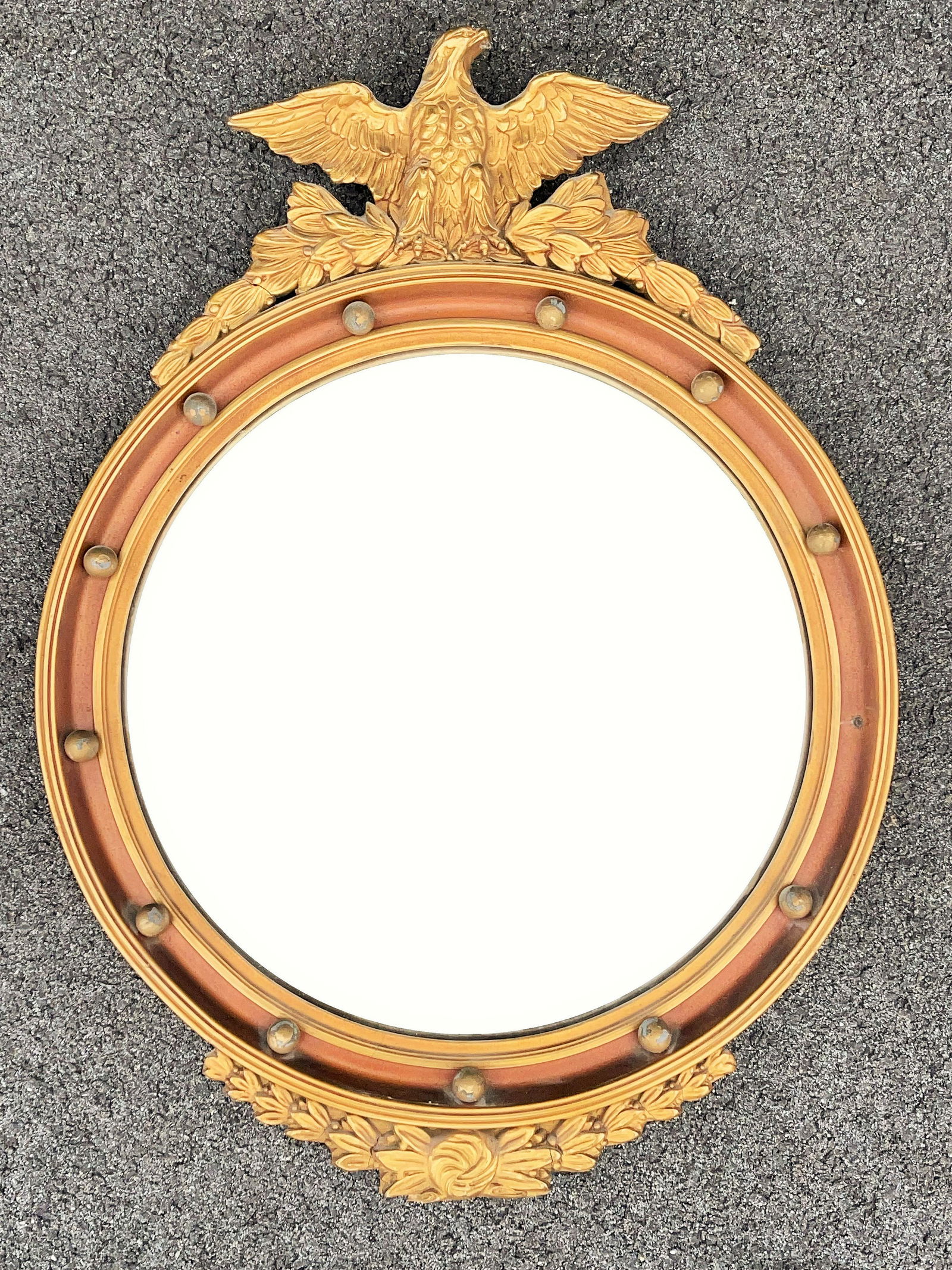 VINTAGE CONVEX EAGLE MIRROR (1 of 2)