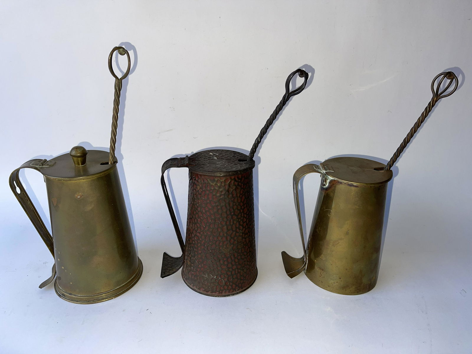 GROUPING OF THREE 19TH C FIRE STARTERS (1 of 2)