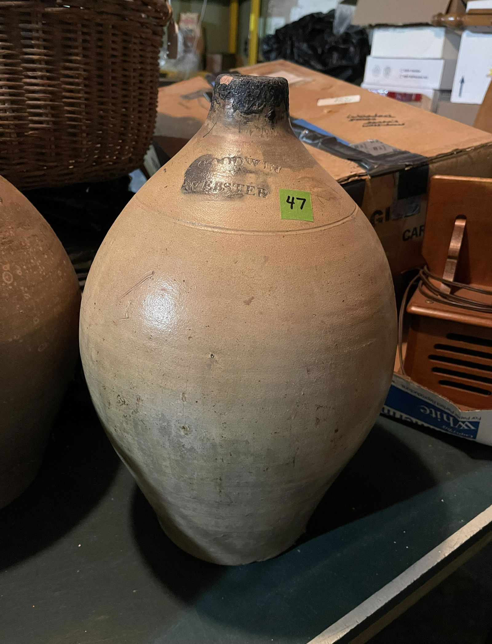 19c Ovoid Jug Goodwin And Webster (1 of 4)