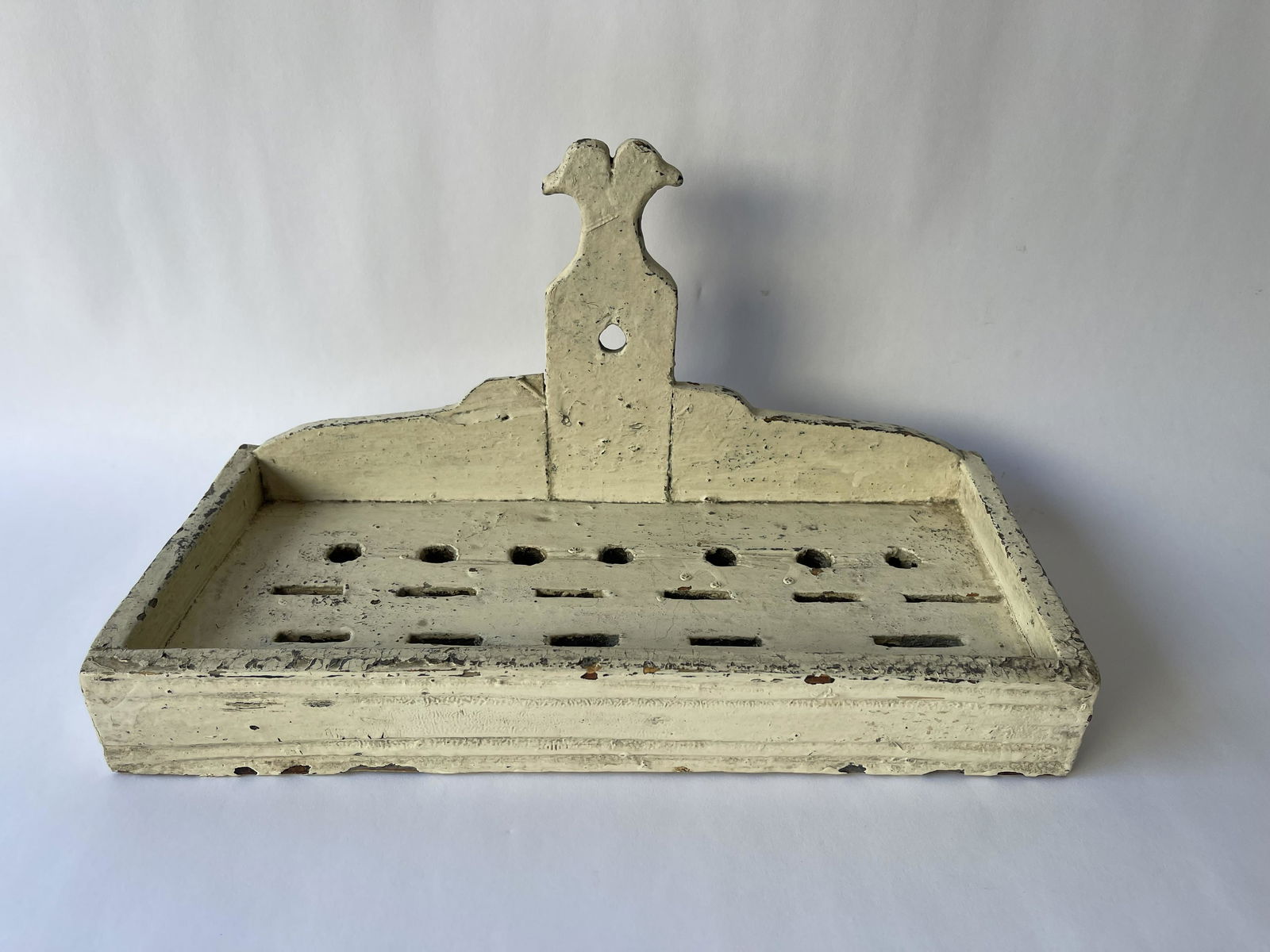 19TH C PAINTED SPOON RACK (1 of 3)