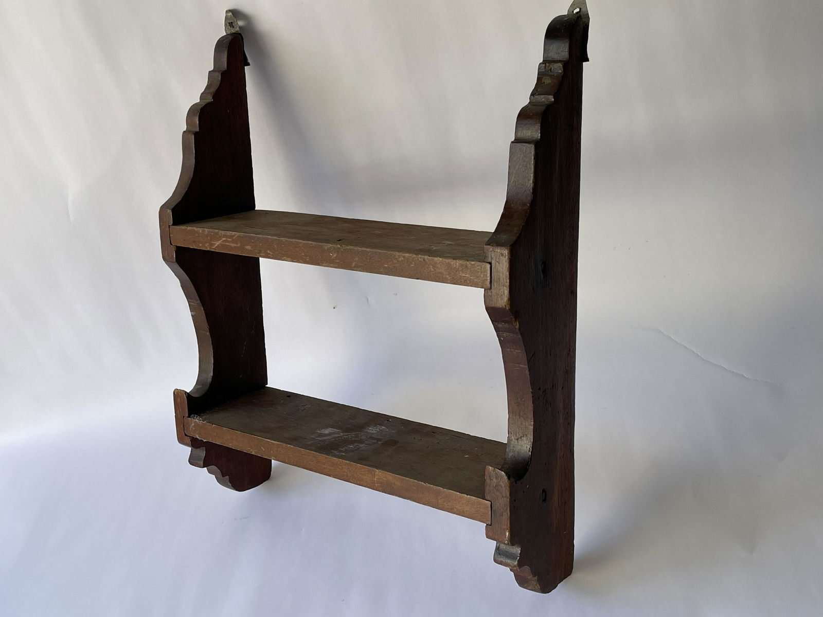 EARLY OPEN CARVED WALL SHELF (1 of 3)