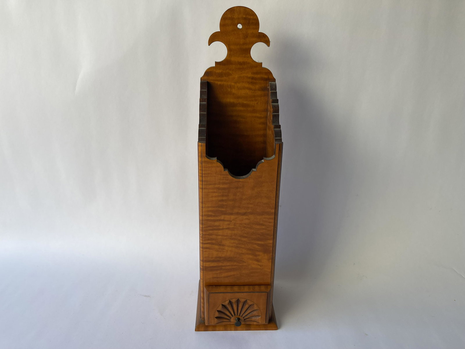 ELDRED WHEELER TIGER MAPLE PIPE BOX (1 of 6)