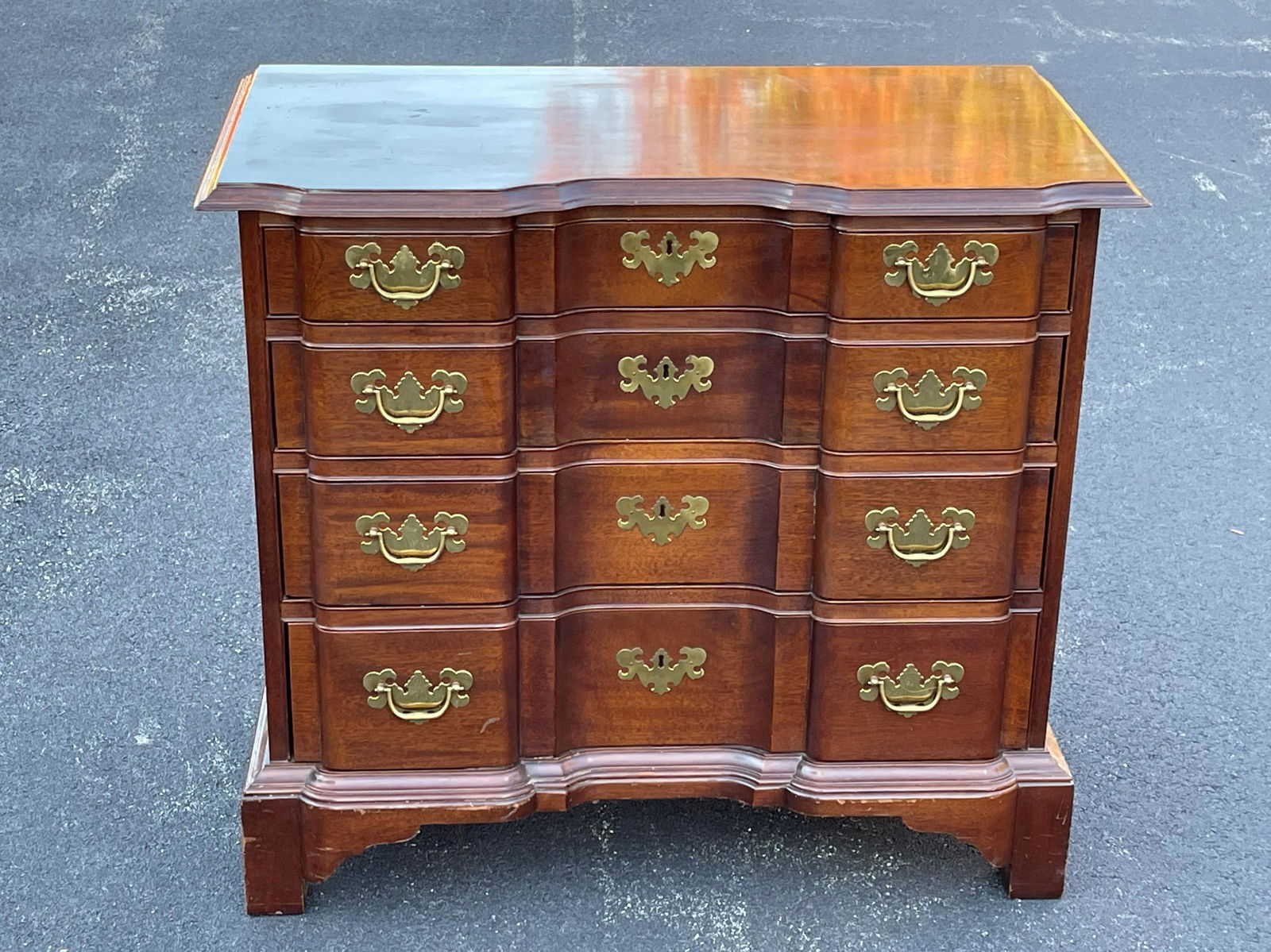 18TH C STYLE FOUR DRAWER CHEST (1 of 6)
