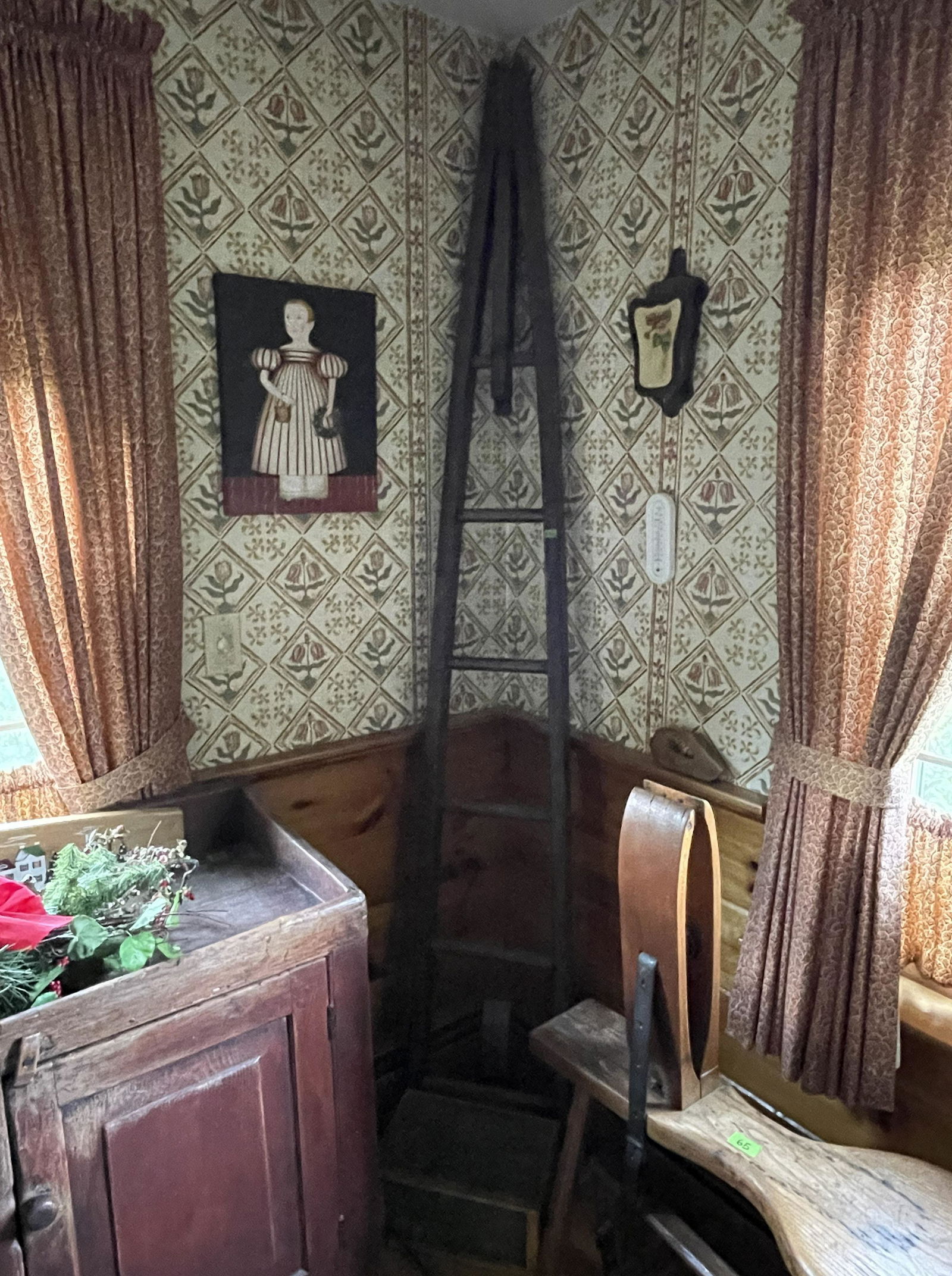 2 Antique Apple Ladders (1 of 3)