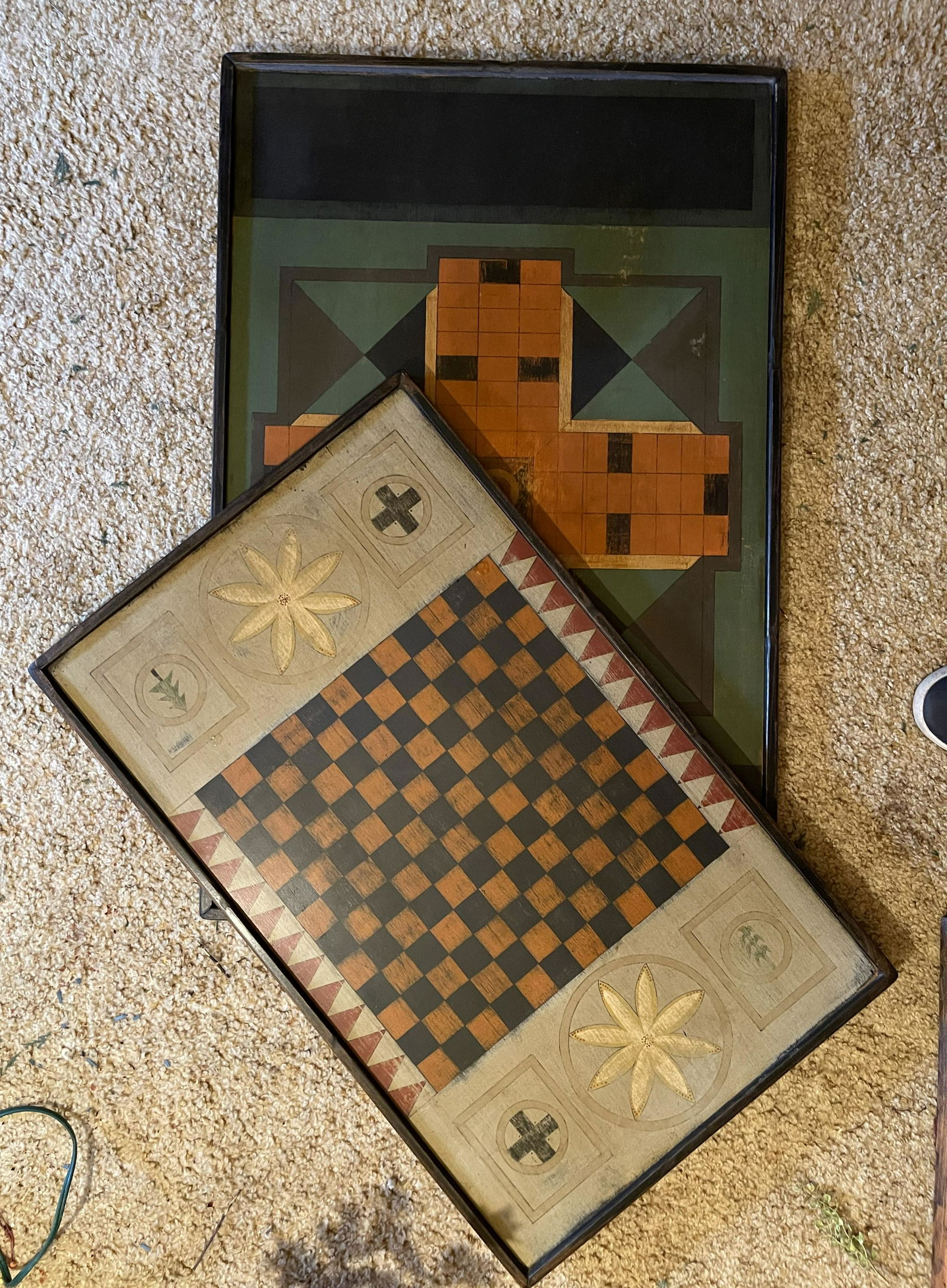 Two reproduction game boards (1 of 3)