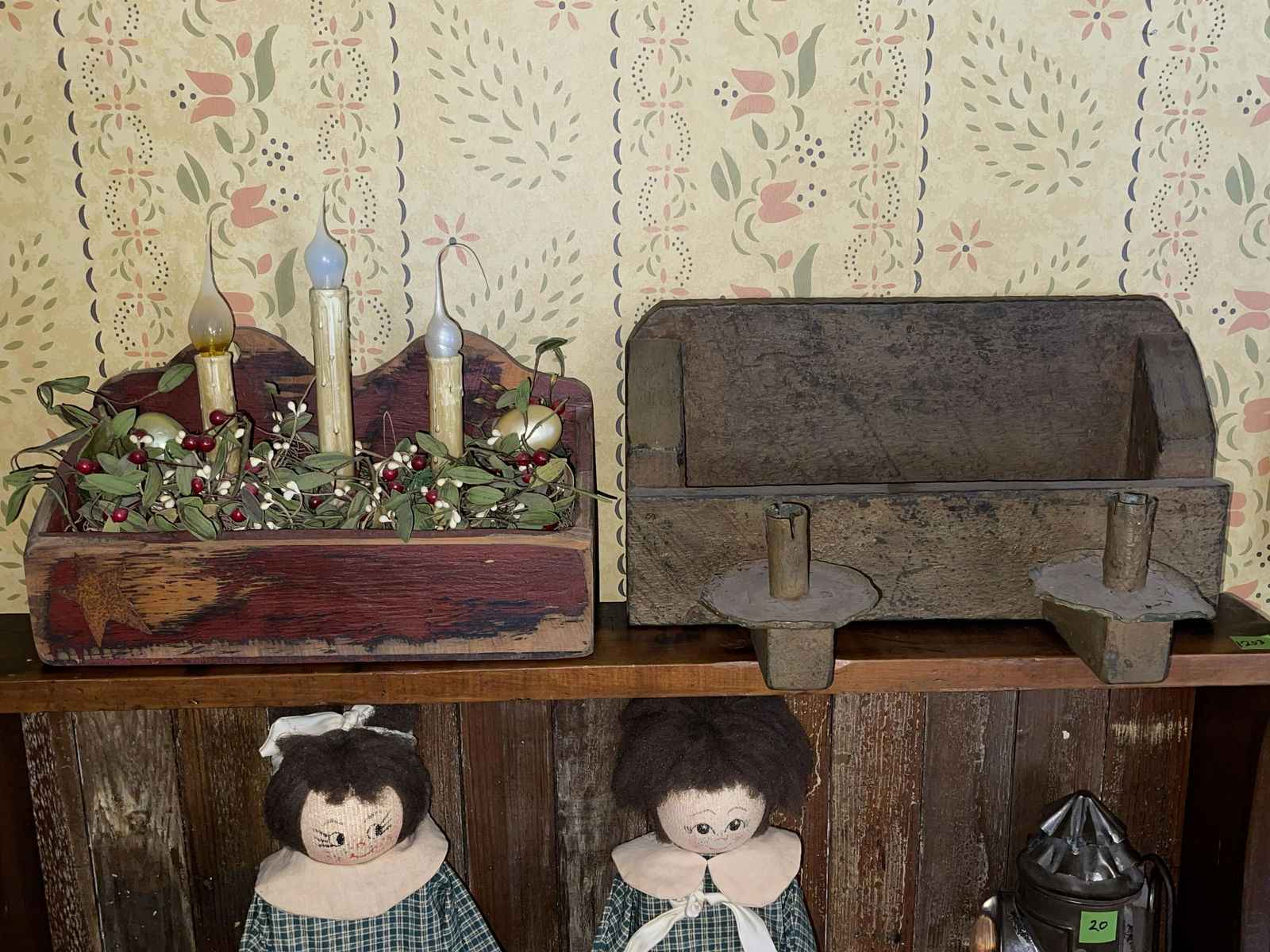 Two reproduction wall boxes (1 of 1)