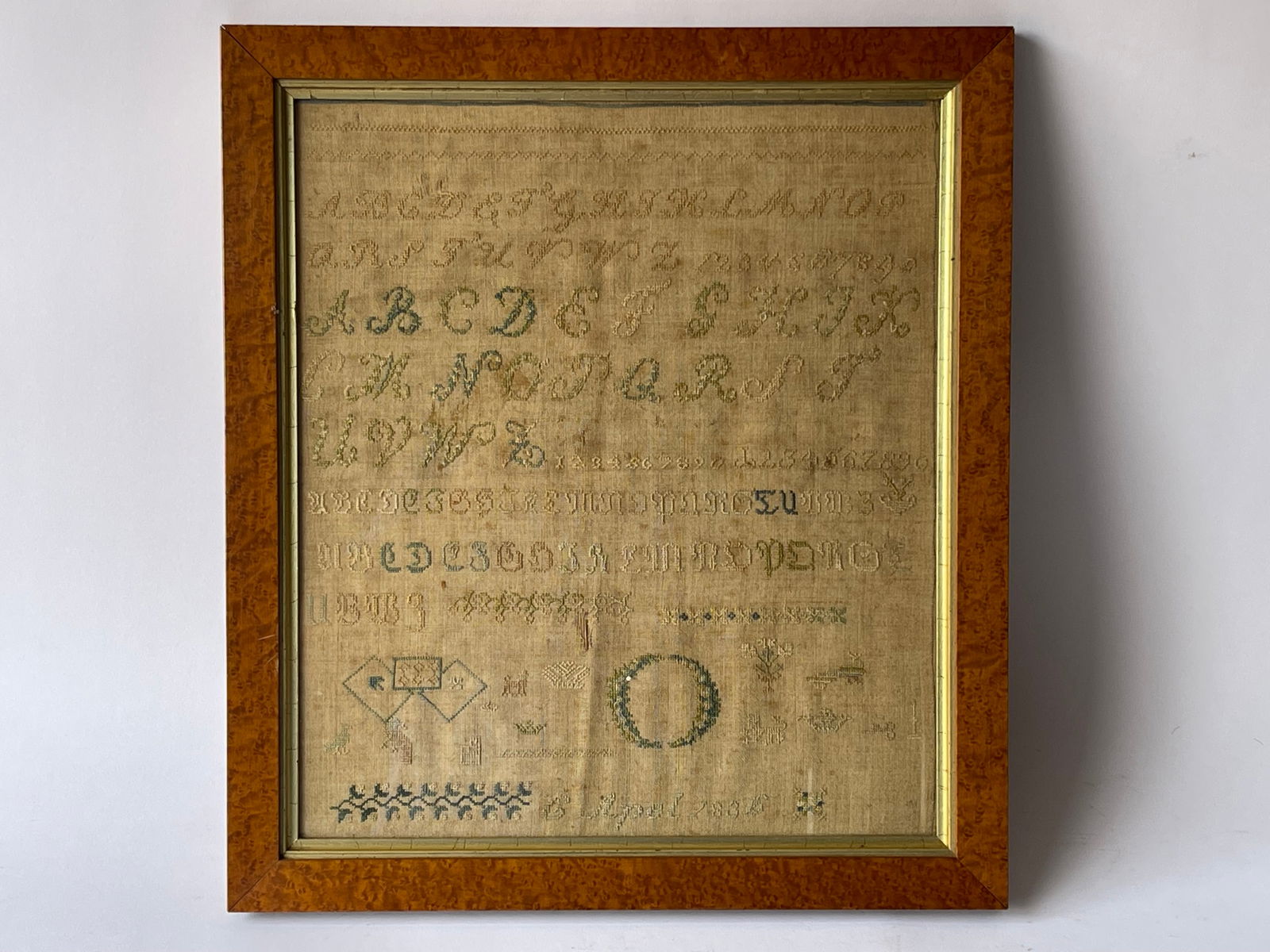 1836 NEW ENGLAND SAMPLER (1 of 4)