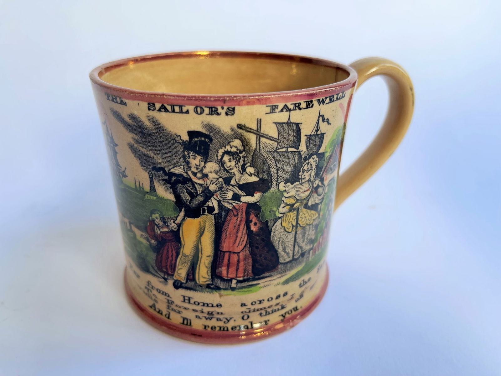 19TH C SAILORS MUG (1 of 4)