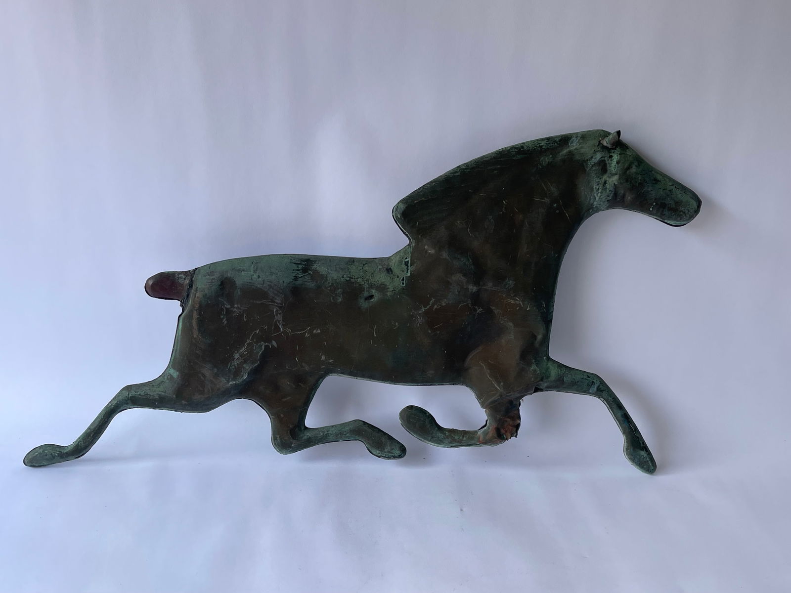 ANTIQUE PAINTED HORSE WEATHERVANE (1 of 2)