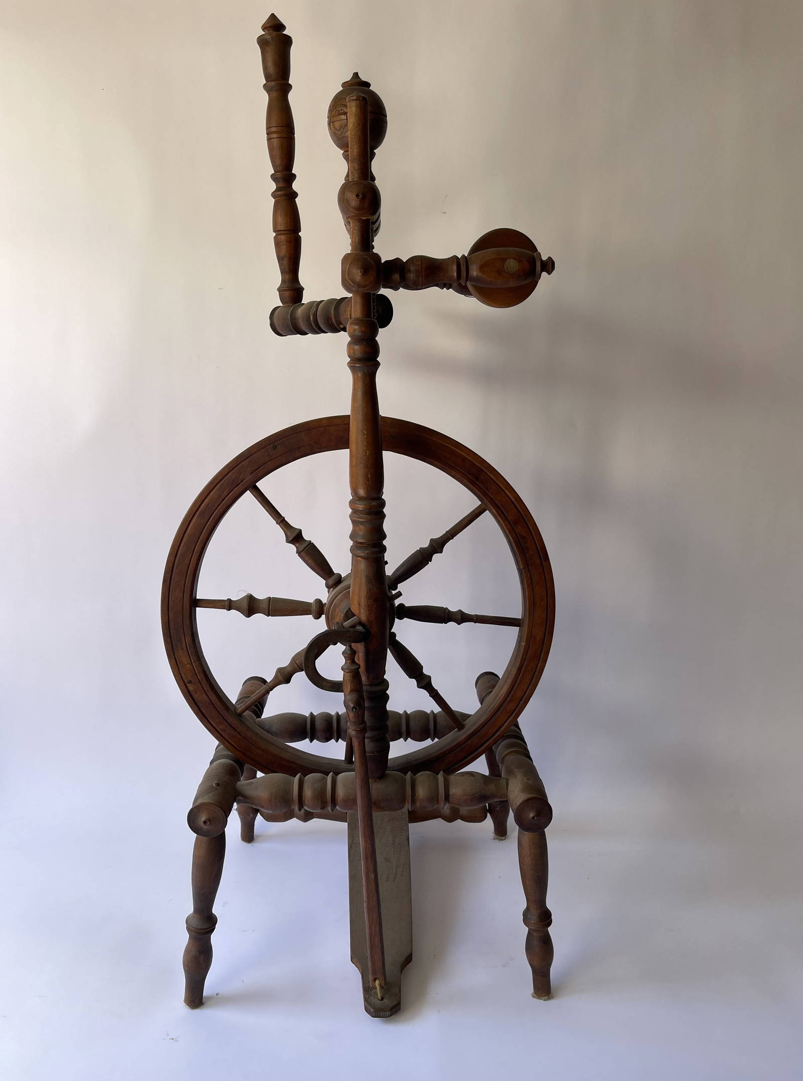 Upright Spinning Wheel Auction