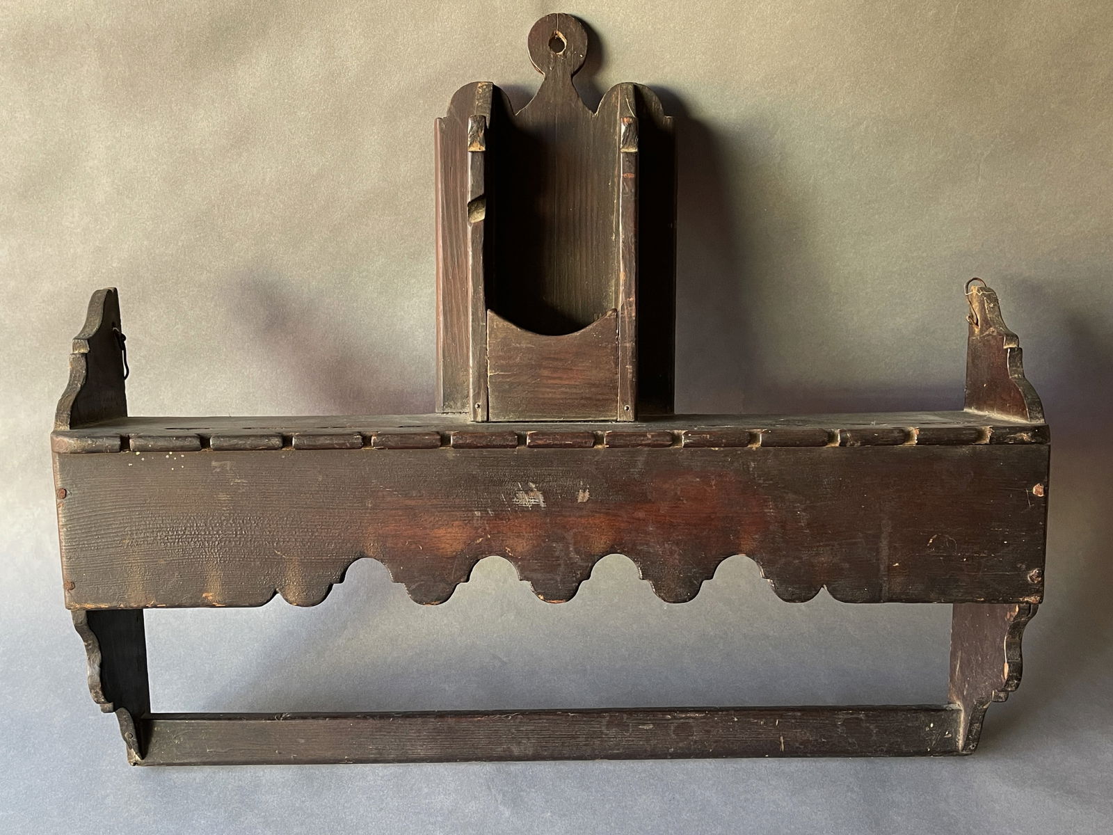 18TH C WALL SHELF SPOON RACK (1 of 5)