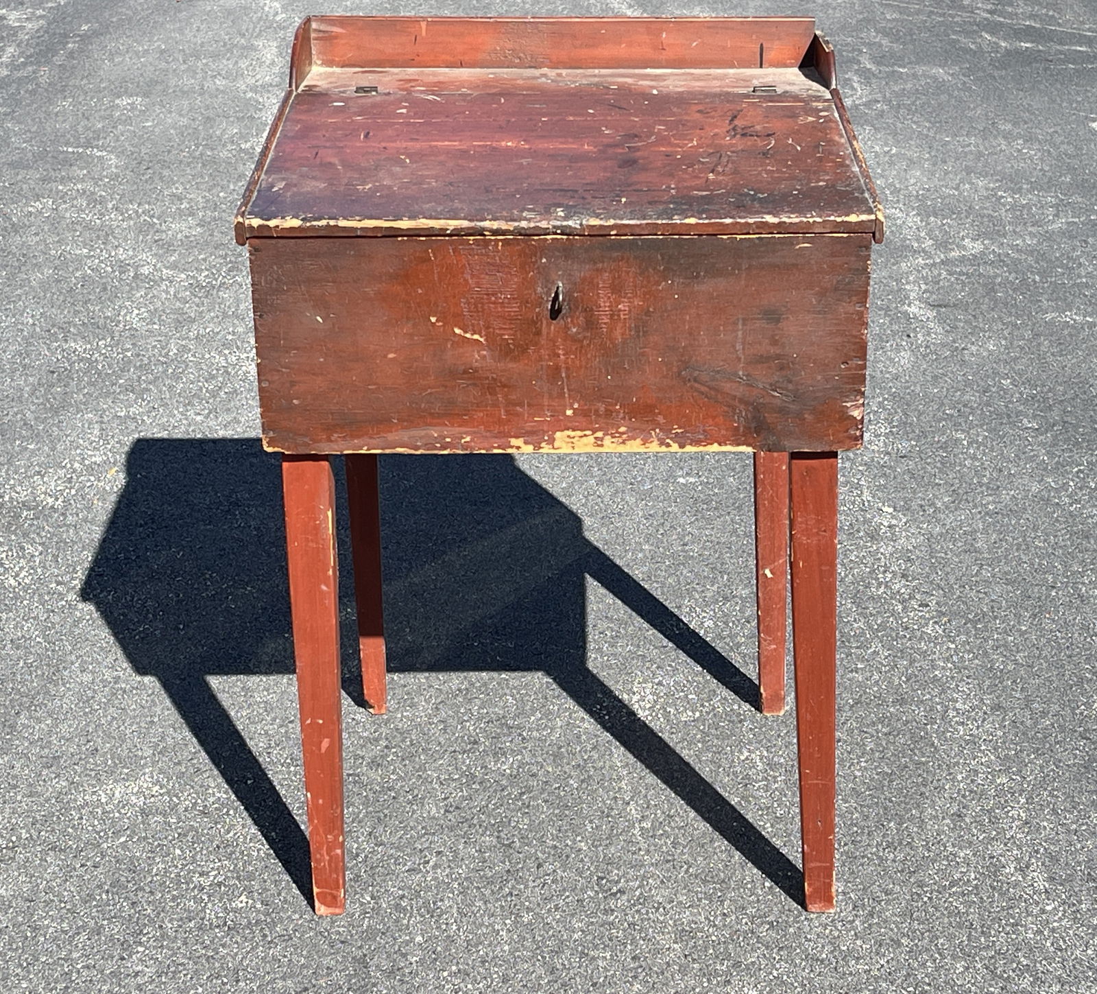 PRIMITIVE PAINTED SLANT LID DESK (1 of 5)