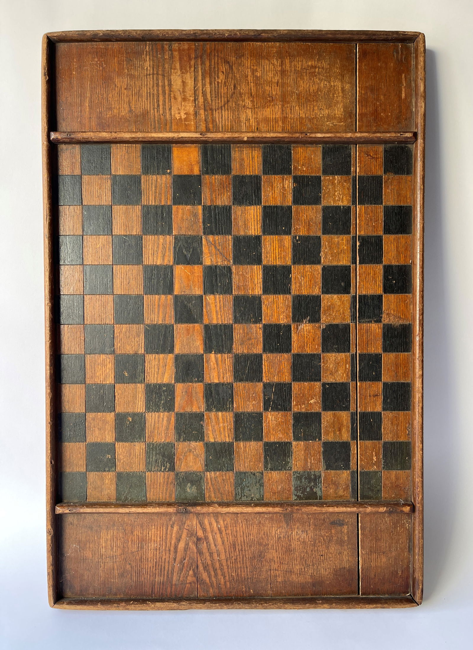 19TH CENTURY LARGE TWO-SIDED COUNTRY GAME BOARD (1 of 2)