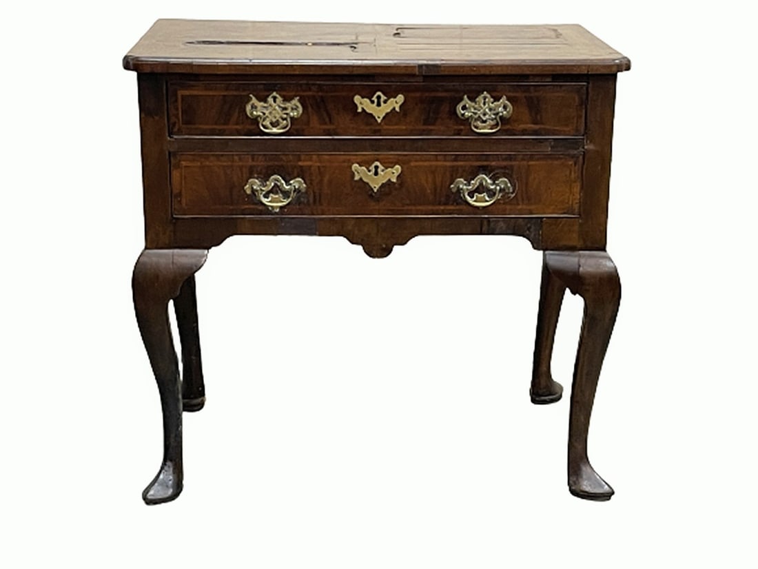 EARLY 18TH C QUEEN ANNE LOWBOY (1 of 10)