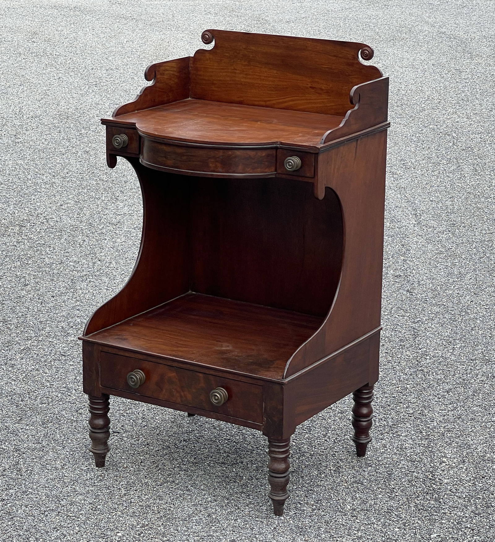 19TH C ENGLISH REGENCY WASHSTAND (1 of 6)