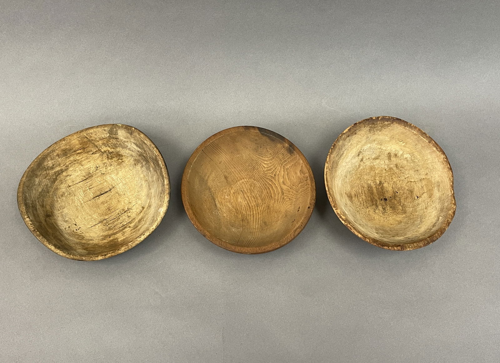 GROUPING OF THREE EARLY BOWLS (1 of 6)