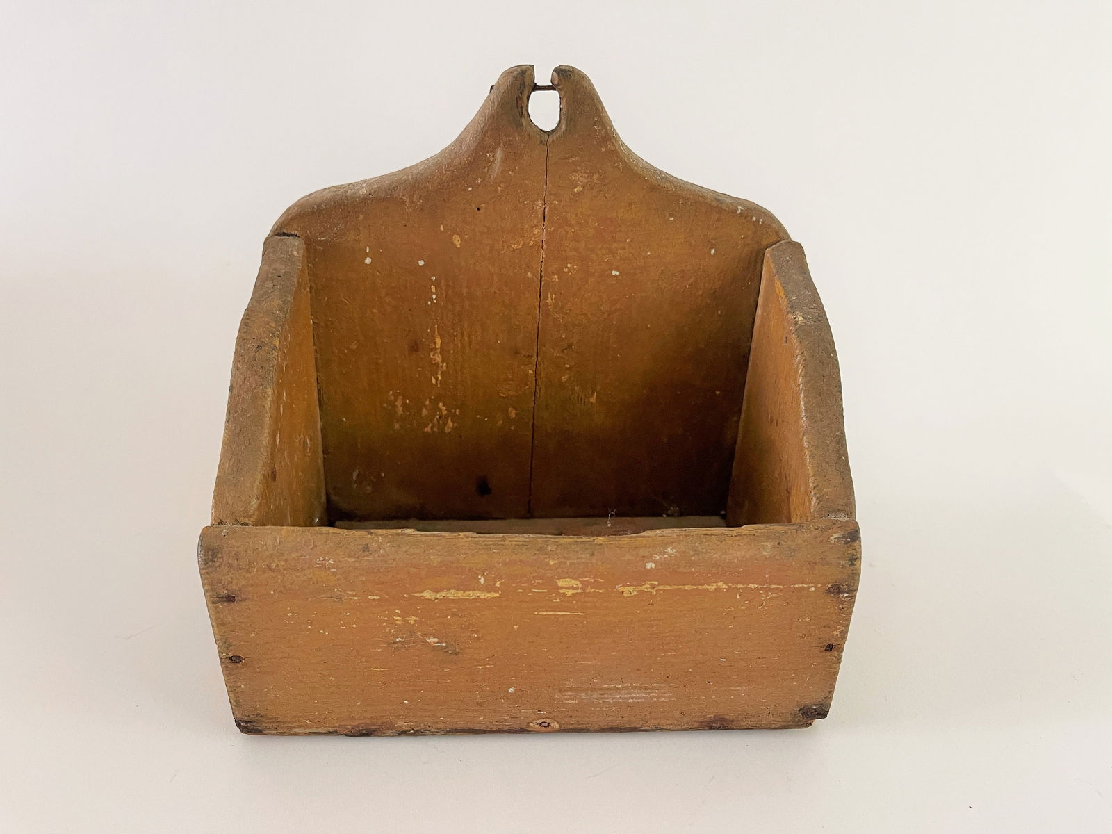 EARLY PAINTED OPEN WALL BOX (1 of 5)