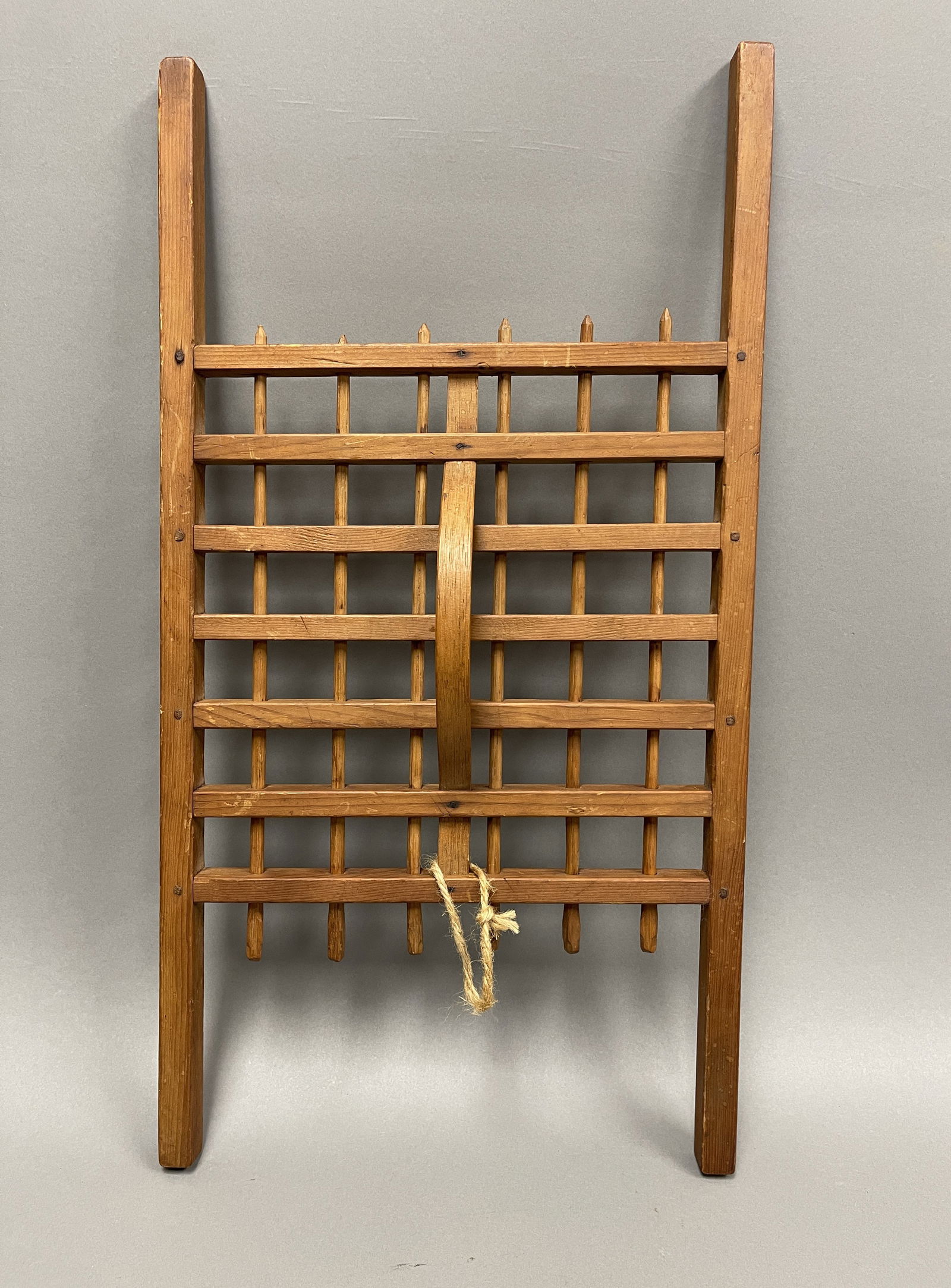 19TH C AMISH 42 CANDLE DRIPPING LADDER / RACK (1 of 4)