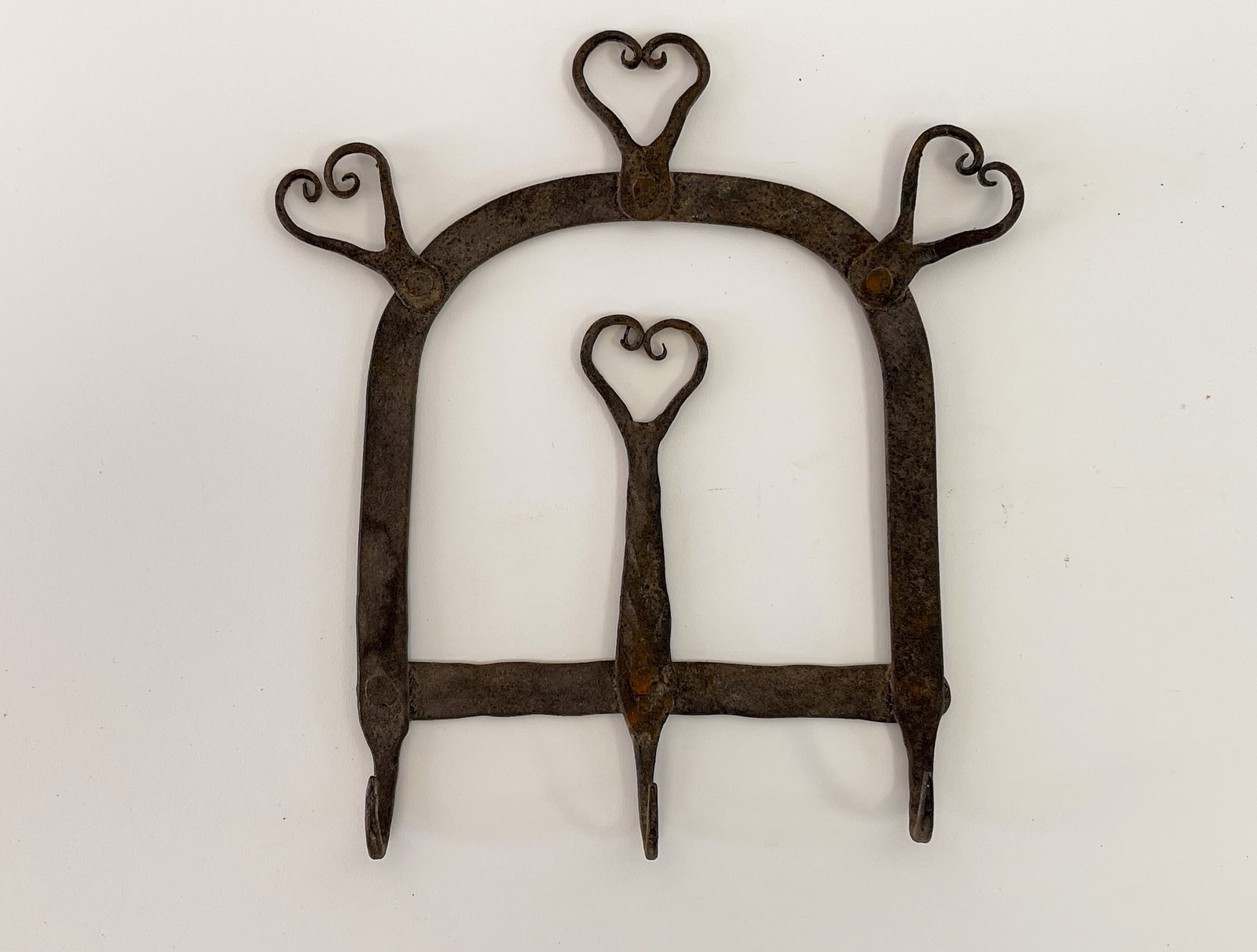 MINIATURE FORGED IRON UTENSIL RACK (1 of 3)