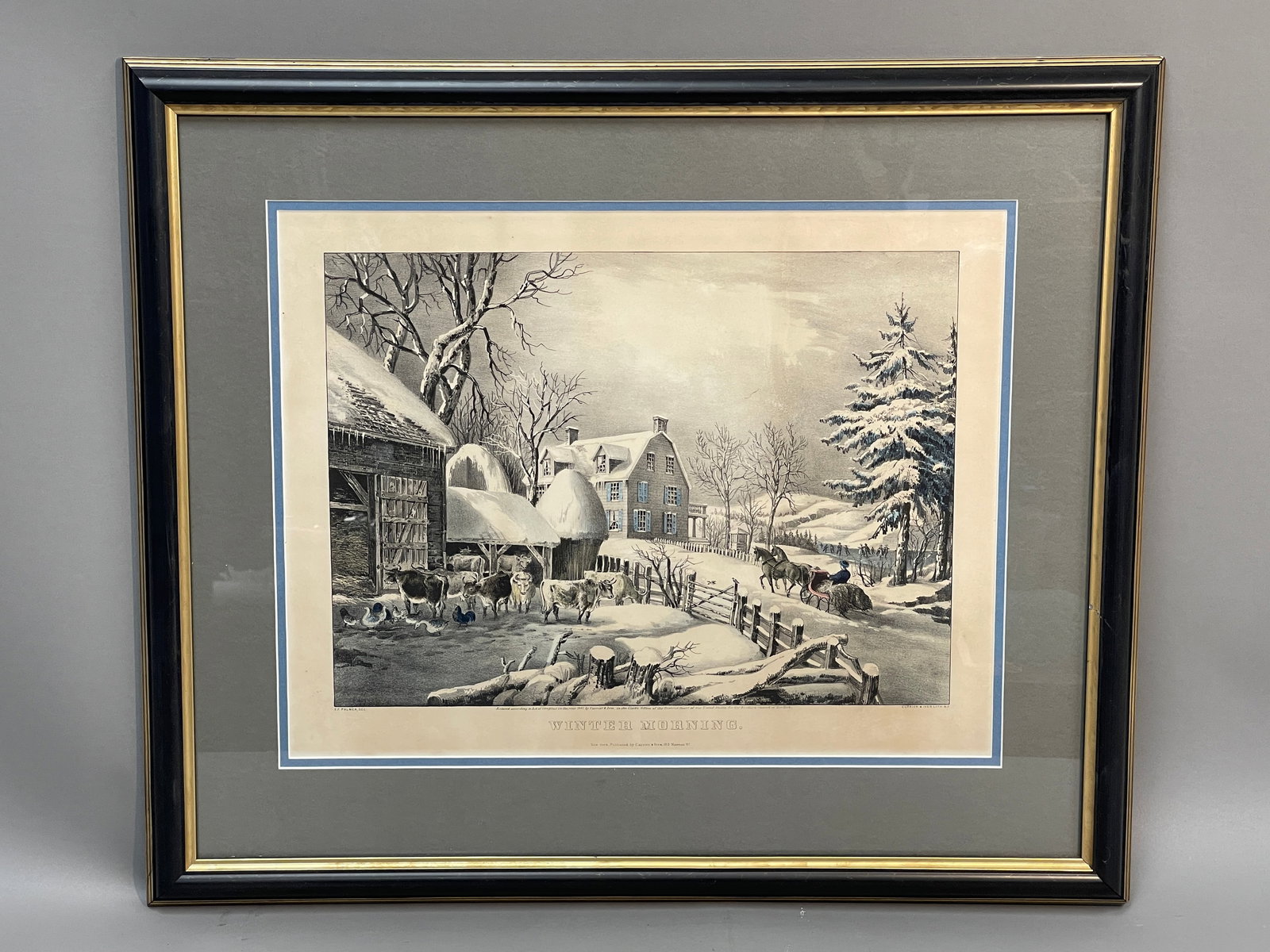 CURRIER AND IVES WINTER MORNINGS (1 of 2)