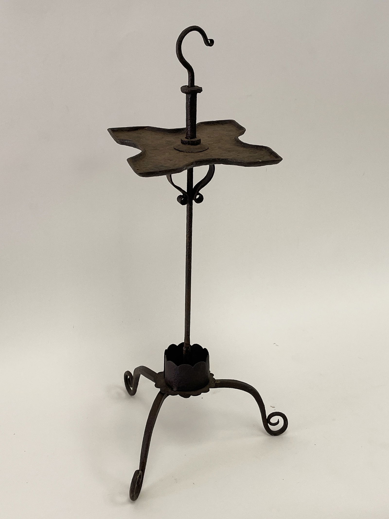 LARGE TABLE TOP 4 LIGHT ADJUSTABLE BETTY LAMP STANDARD W/ CISTERN (1 of 5)