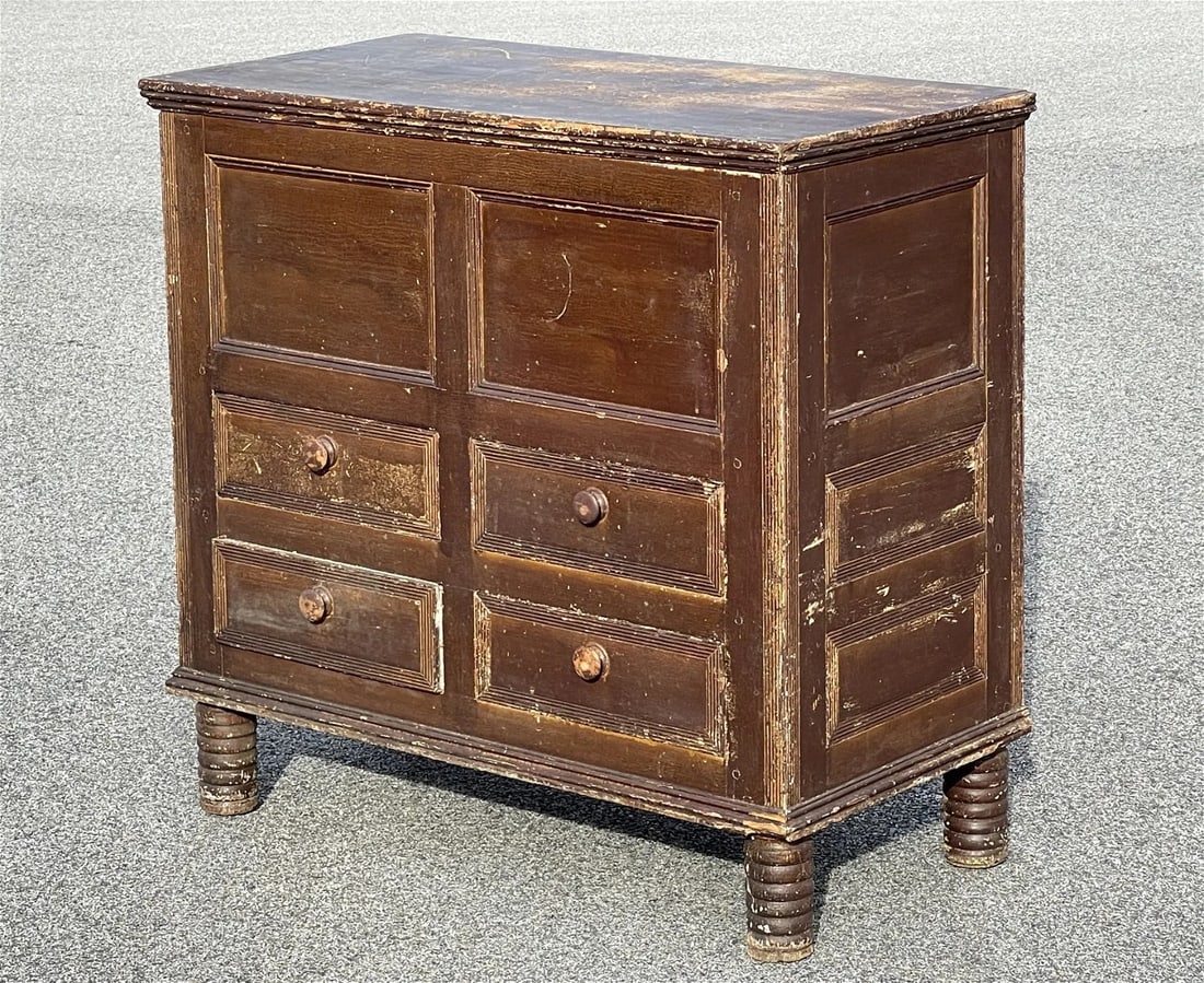 19TH C FOUR DRAWER BLANKET CHEST (1 of 5)