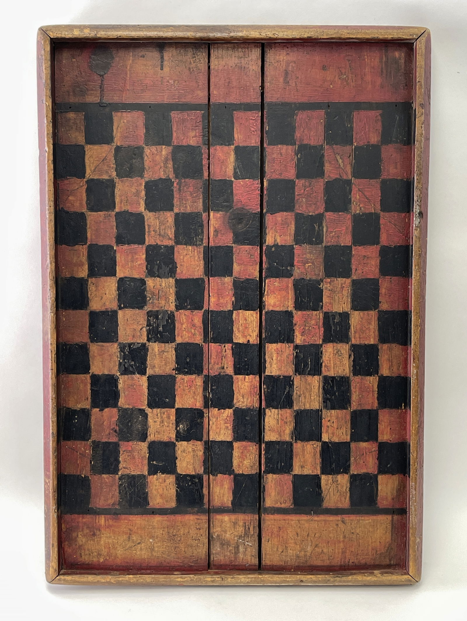 19TH C PAINTED GAME BOARD (1 of 3)