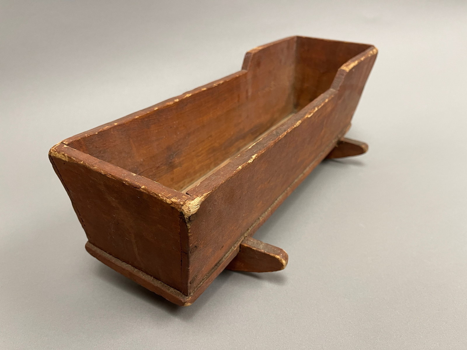 CIRCA 1830'S PAINTED DOLL CRADLE (1 of 4)