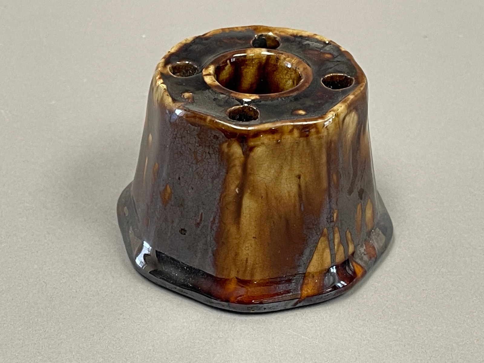 19TH C AMERICAN BENNINGTON INKWELL (1 of 4)