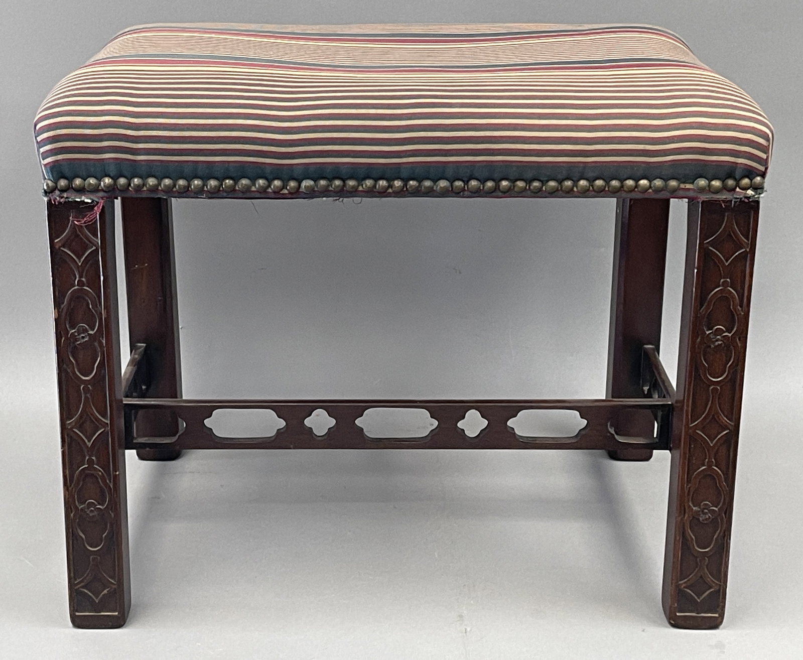 18TH C STOOL: 18TH C STOOL 22" X 17" X 19"