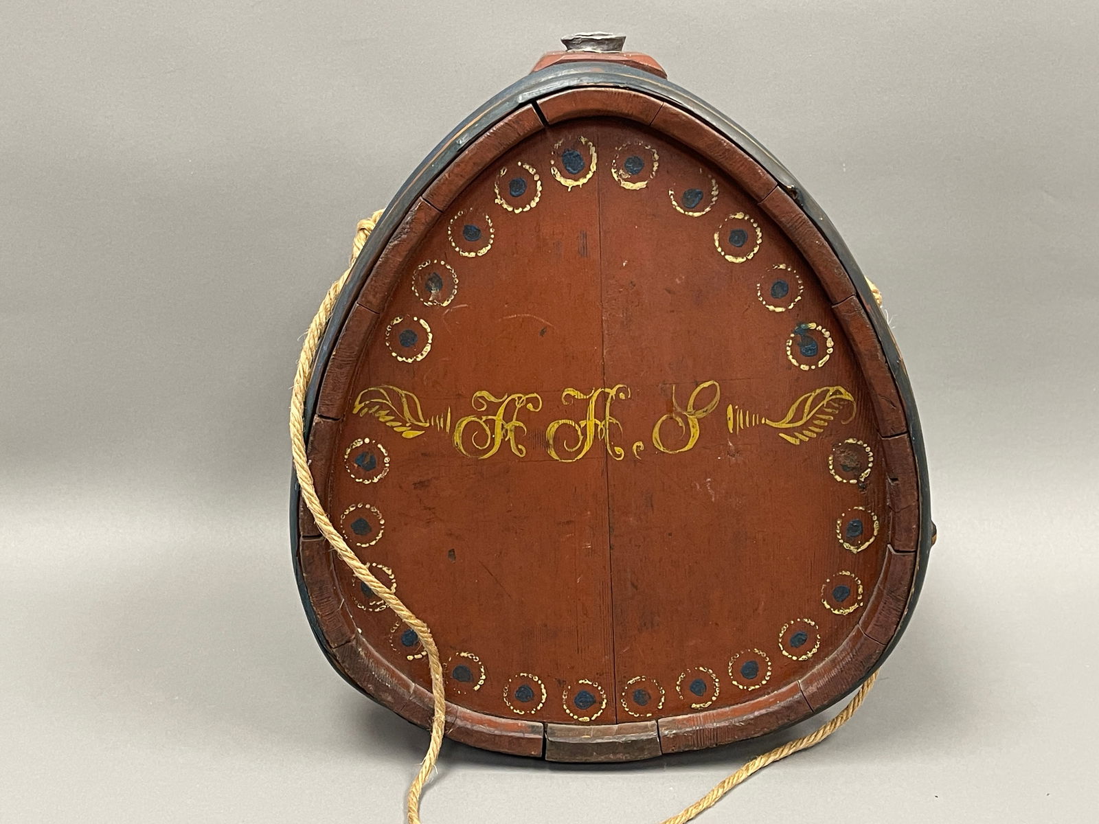 1868 DATED CONESTOGA WAGON KEG (1 of 6)